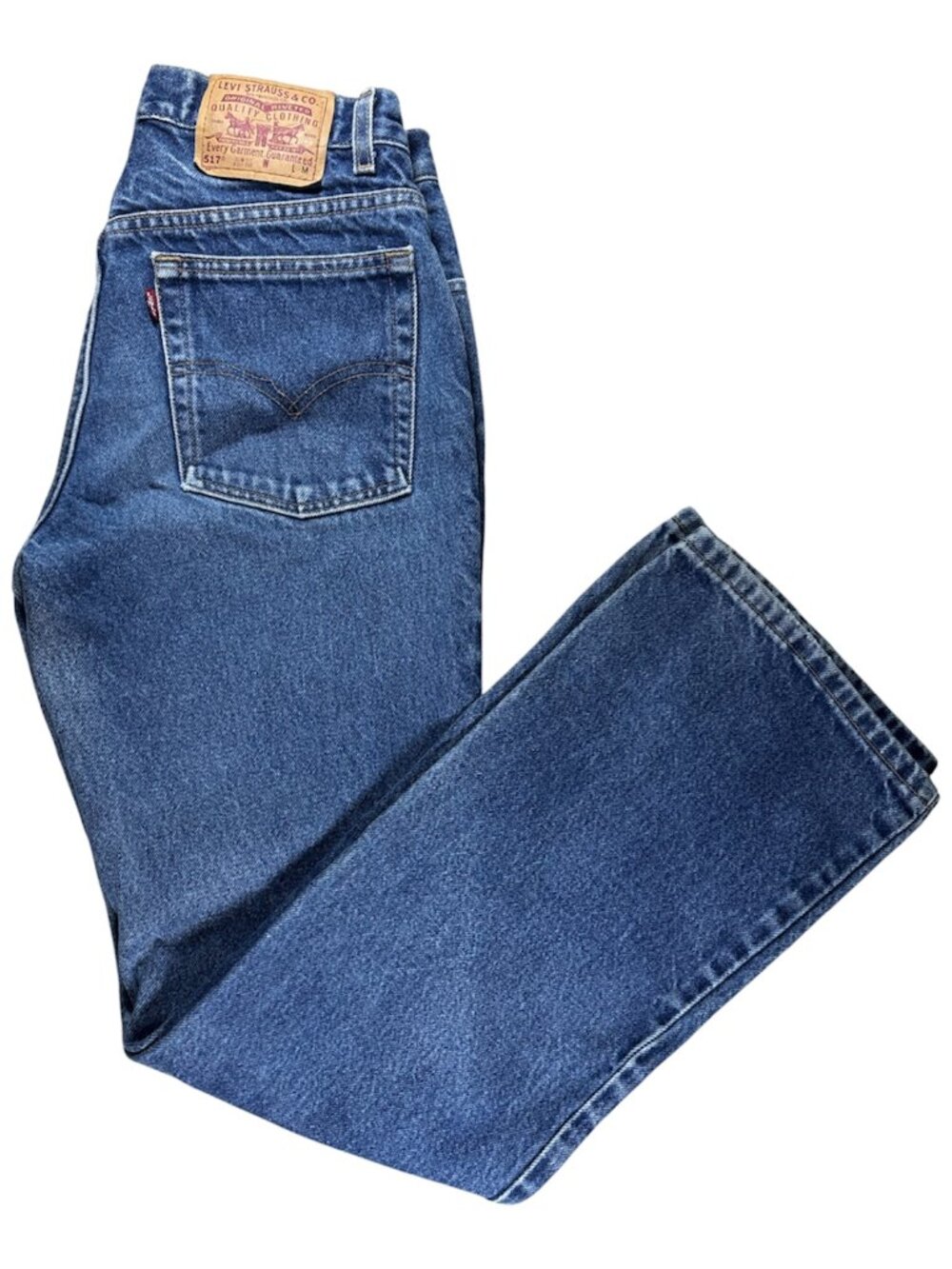 Vintage Levi's 517 Women's Slim Fit Bootcut Jeans Size 11 July 2000 (325)